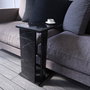 Hanah Home Pasific C Mesa Auxiliar Blanco y Negro 30x61x43 cm